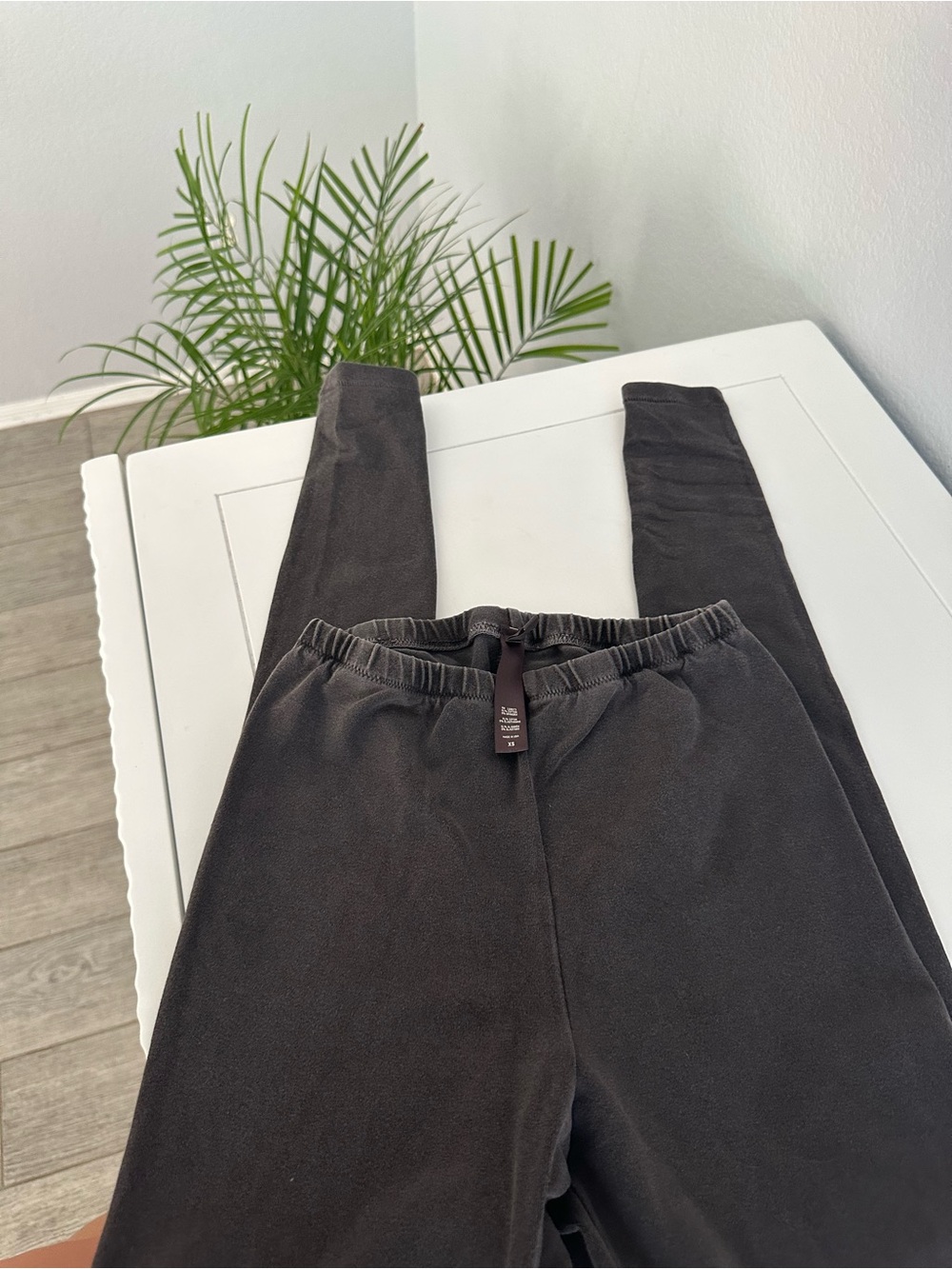 SKIMS Cotton Jersey Leggings Black Size XS